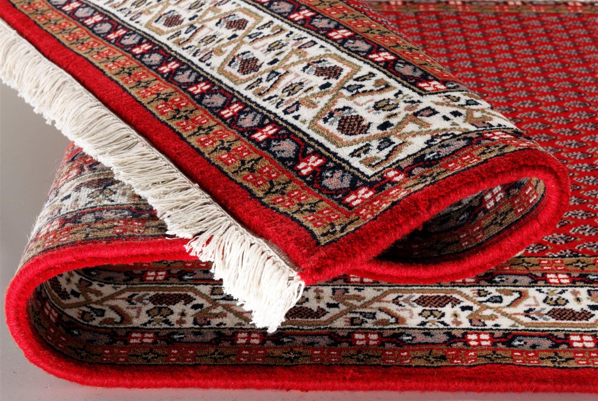 Orientteppich Sakki Mir, OCI DIE TEPPICHMARKE, rechteckig, Höhe: 7 mm, reine Wolle, handgeknüpft, mit Fransen, Wohnzimmer