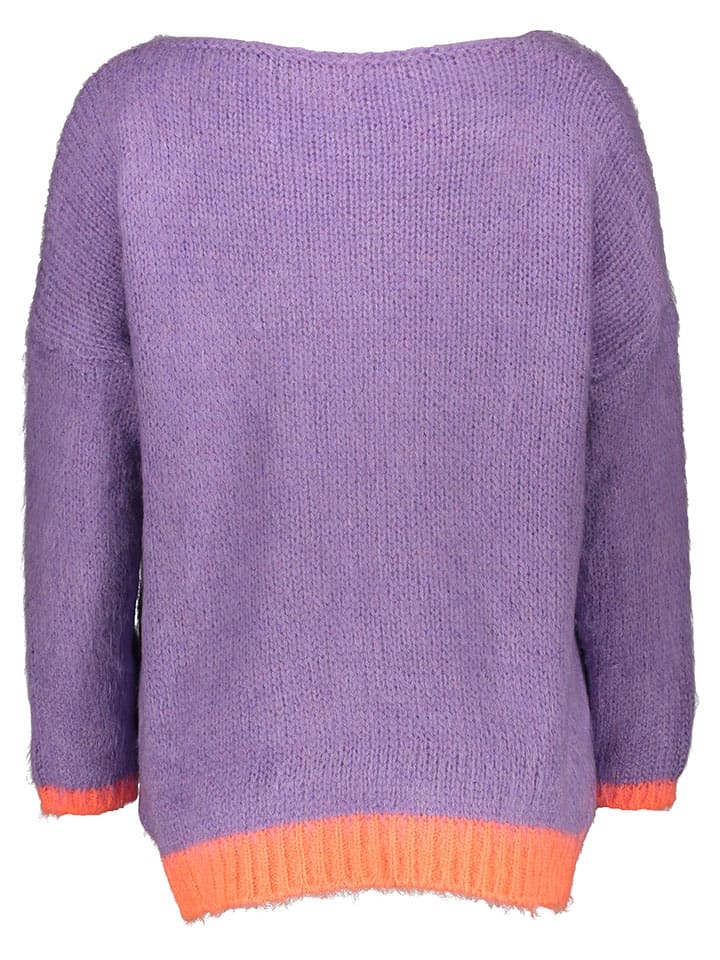 miss goodlife Pullover in Lila/ Orange günstig kaufen