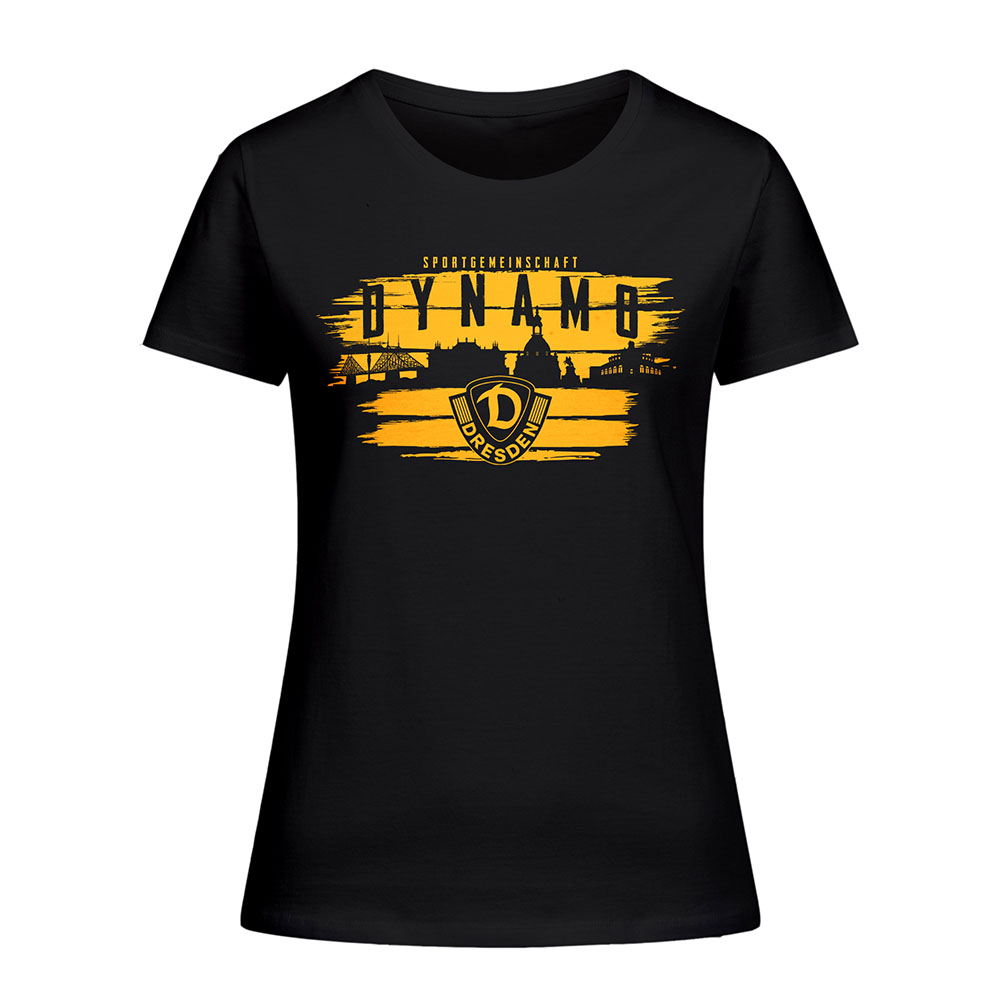 Damen T-Shirt SKYLINE schwarz