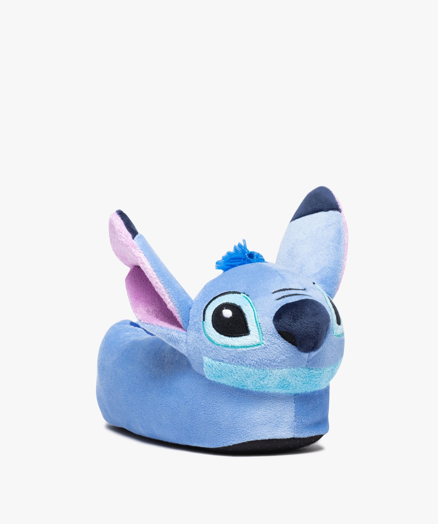 Chaussons fille pantoufle en forme Stitch - DS bleu | GEMO