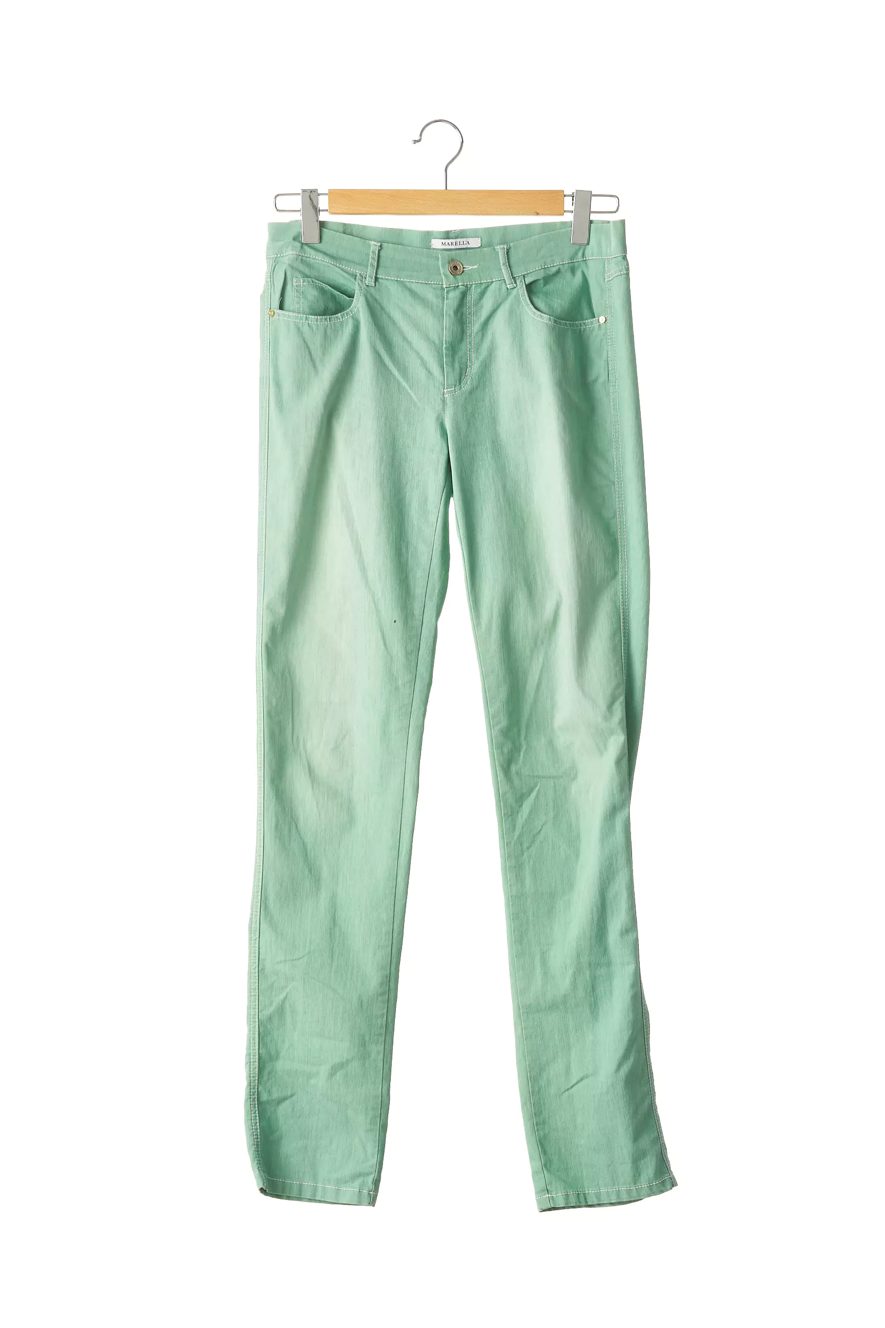 Marella Pantalons Droits Femme couleur vert