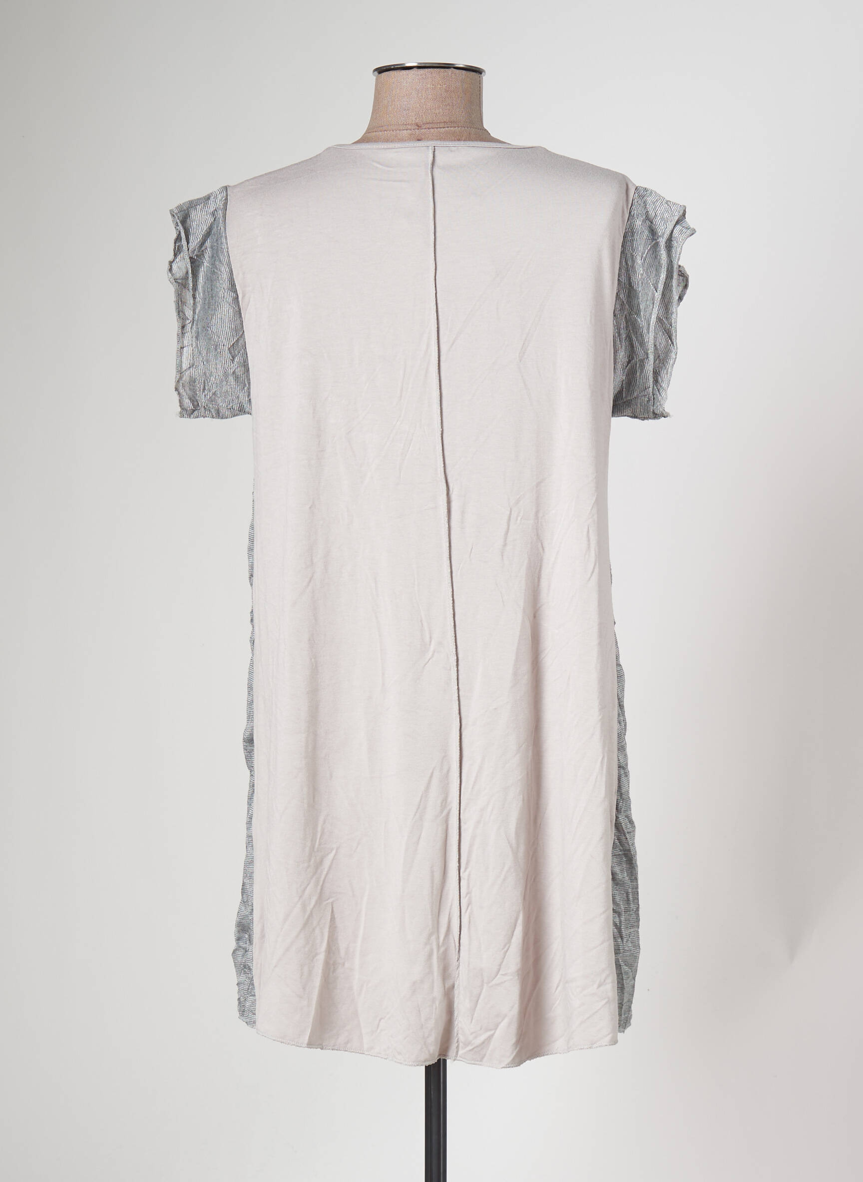 Franck Anna Tuniquemanchecourte Femme couleur gris