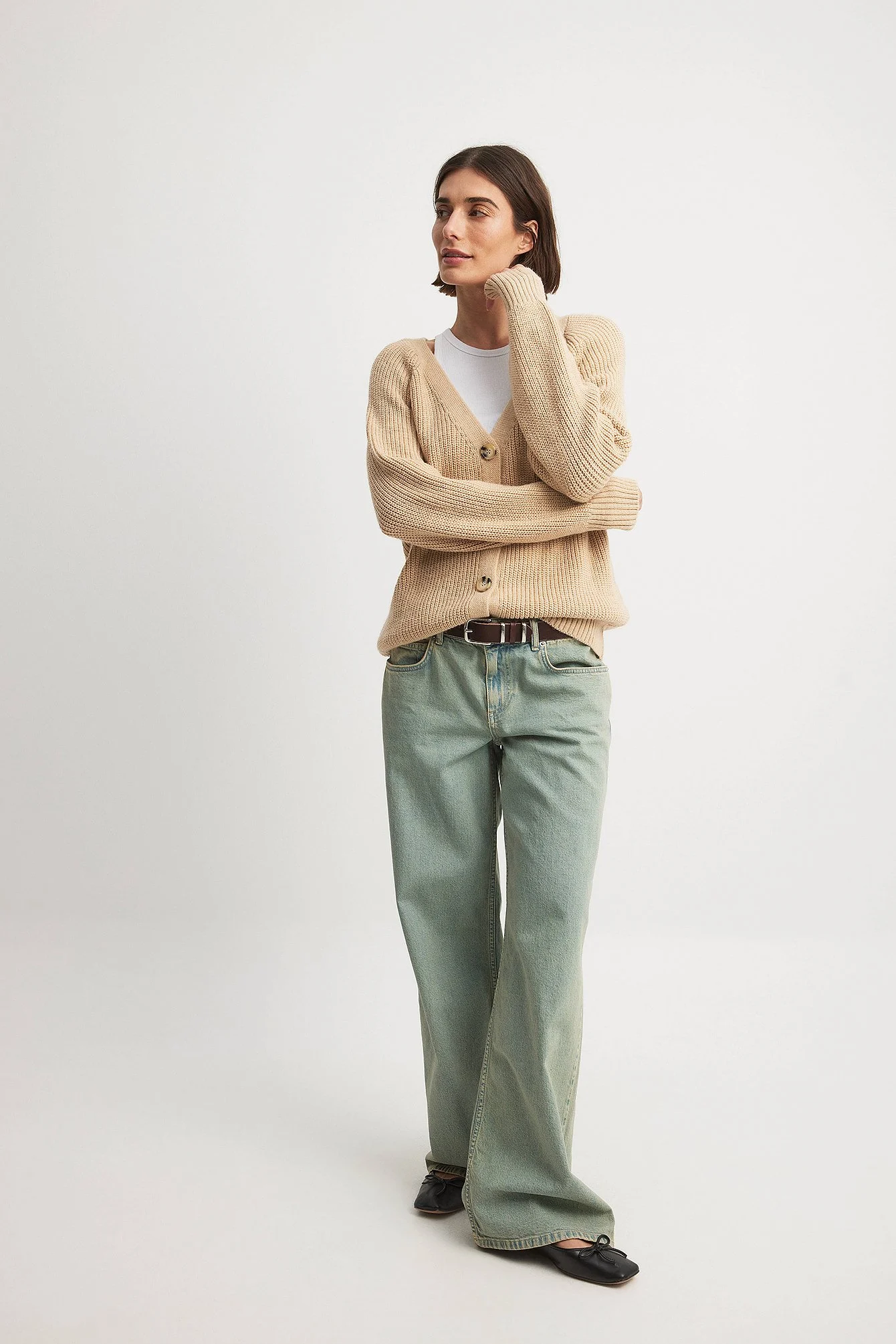 Oversize Strick-Cardigan