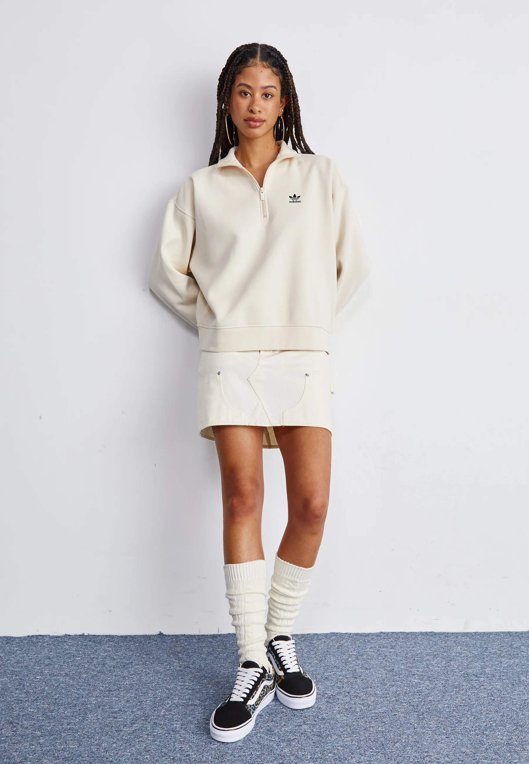 adidas Originals ESSENTIALS 1/2 ZIP - Sudadera