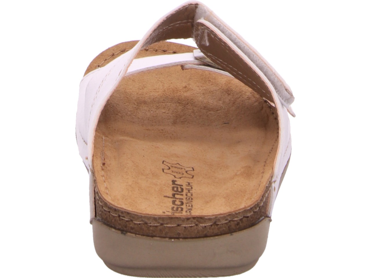 FISCHER MARKENSCHUH Sabots weiss Sarah