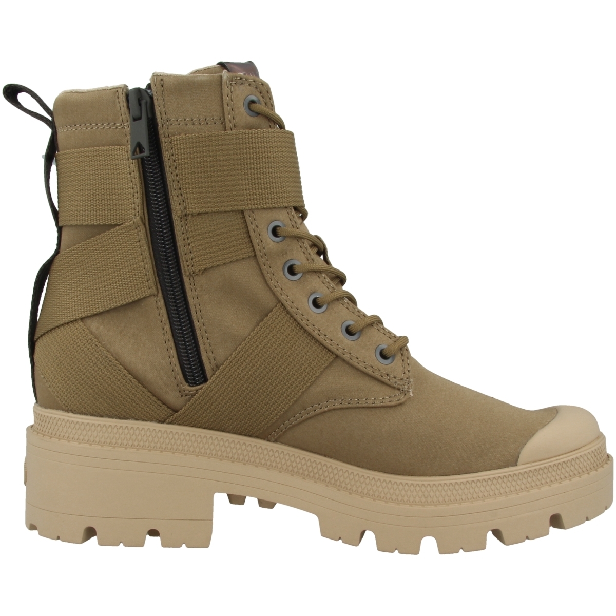 Palladium Pallabase Tact S Textile Schnürboots gruen