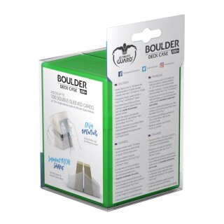 Ultimate Guard Boulder Deck Case 100+ Standard Size Emerald