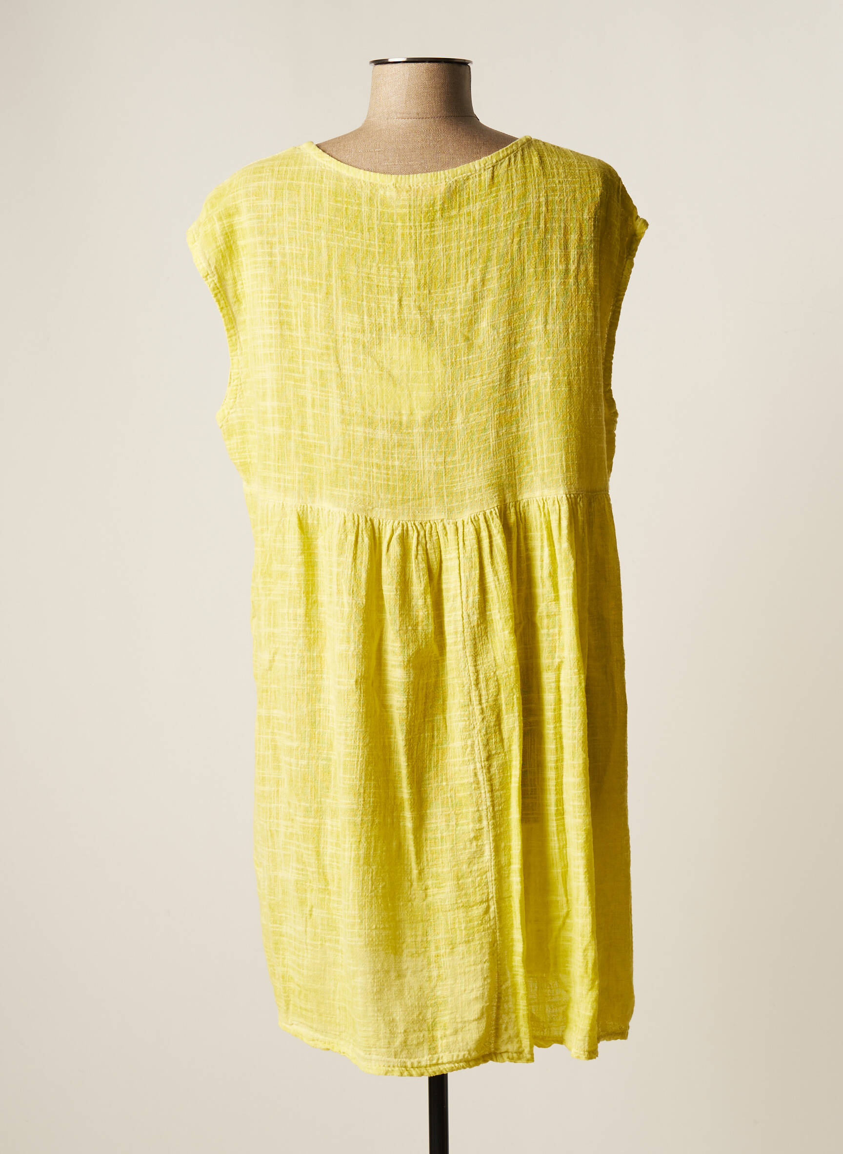 La Petite Nimoise Tuniquesansmanche Femme couleur jaune