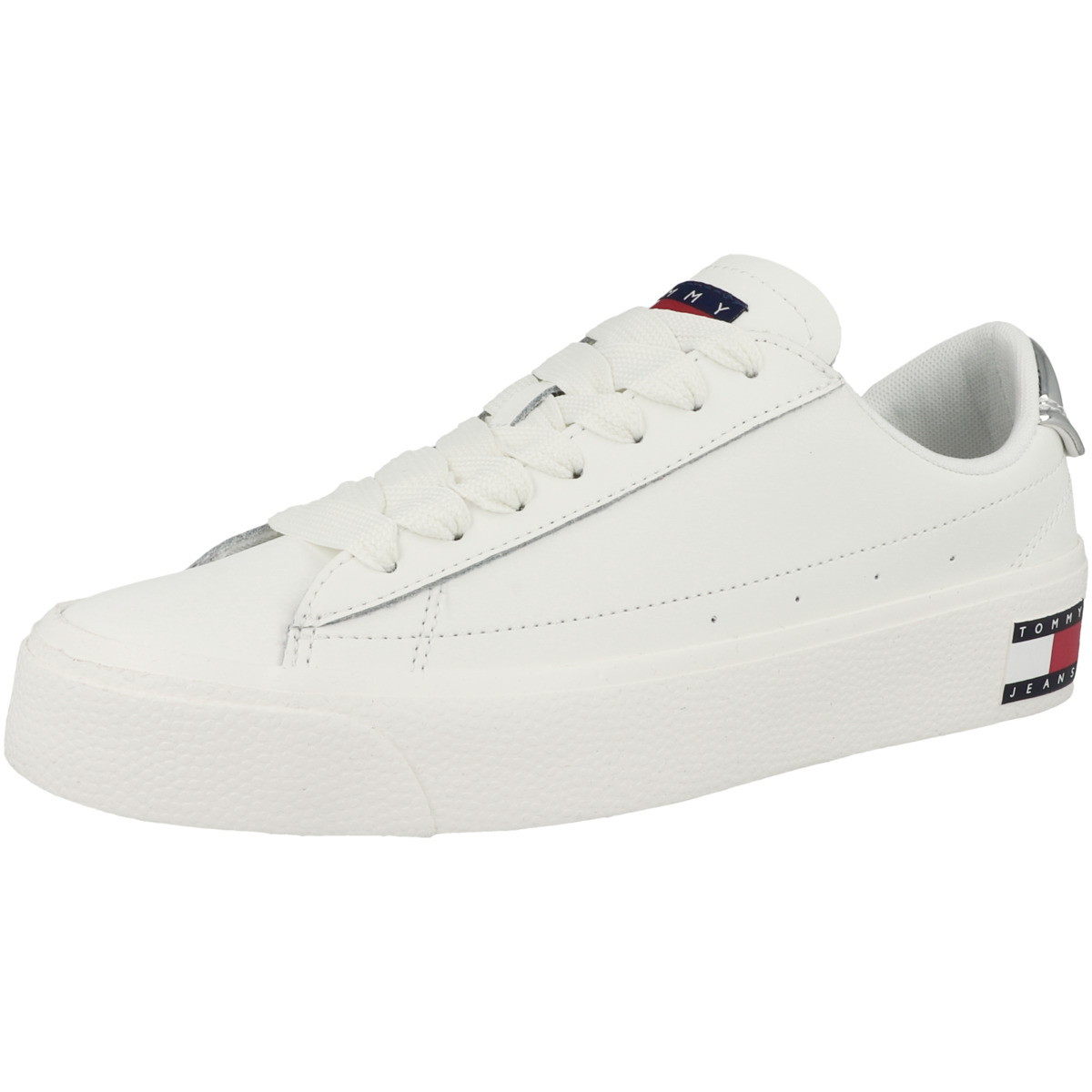 Tommy Hilfiger Tommy Jeans Vulcanized Leather Plat LC Sneaker Low creme