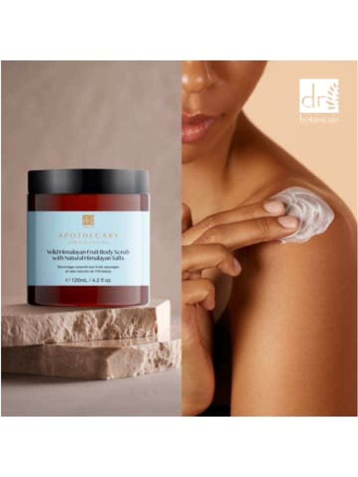 Dr Botanicals Wild Himalayan Fruit Body Scrub mit natürlichen Himalaya-Salzen 120ml günstig kaufen onesize