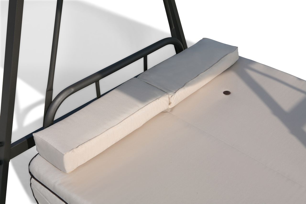 Grasekamp Hollywoodschaukel Amalfi, klappbar als Liege Relax Schaukel Gartenliege