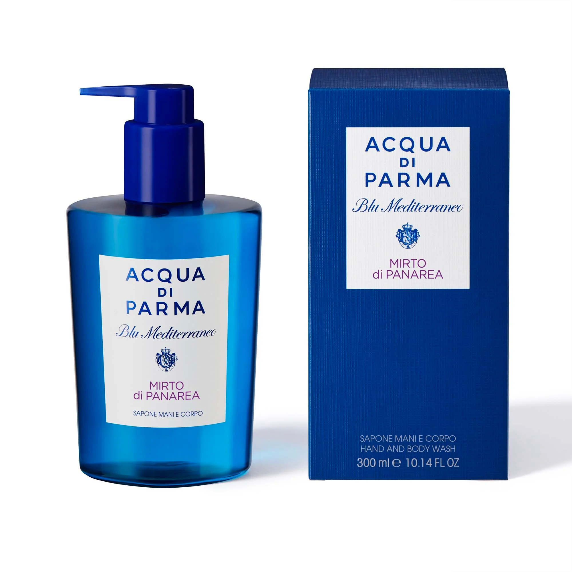 Săpun de mâini și corp Blu Mediterraneo Mirto di Panarea - Baie și duș, Demachiant de mâini
