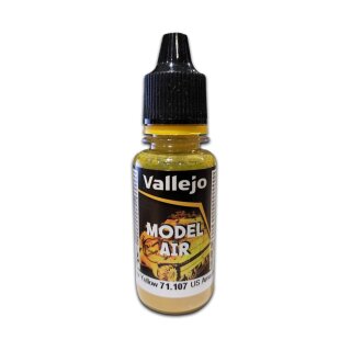 Vallejo Model Air - US Interior Yellow (71107) (18ml)