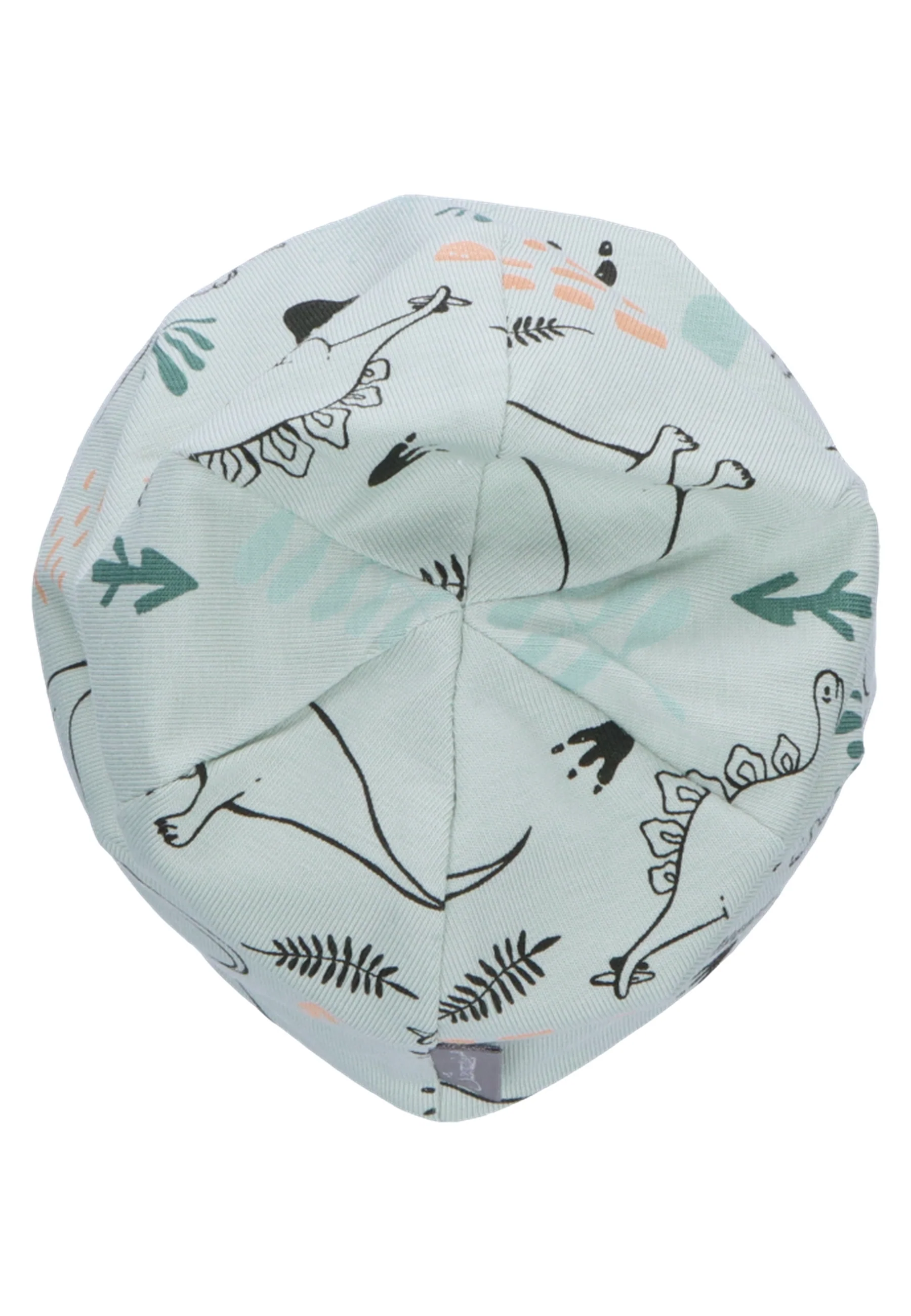 Slouch-Beanie bedruckt mit Dinosaurier