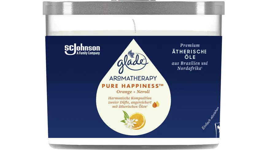 Glade Aromatherapy Essential Oils Duftkerze Pure Happiness
