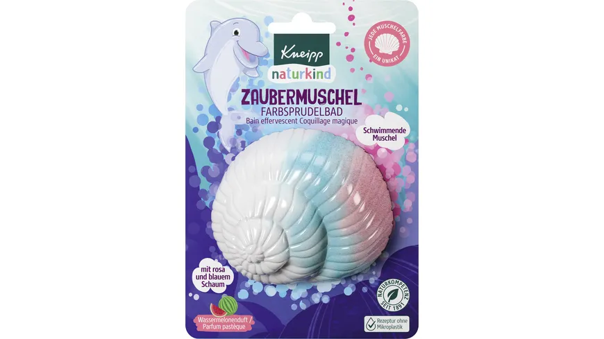 Kneipp naturkind Zaubermuschel Farbstrudelbad 1 St. 85 g
