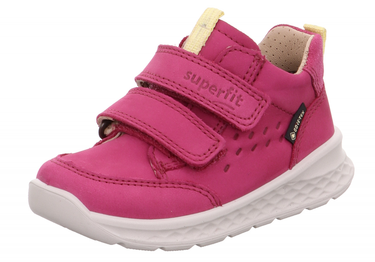 BREEZE - Pink/GelbSneaker low mit Klettverschluss