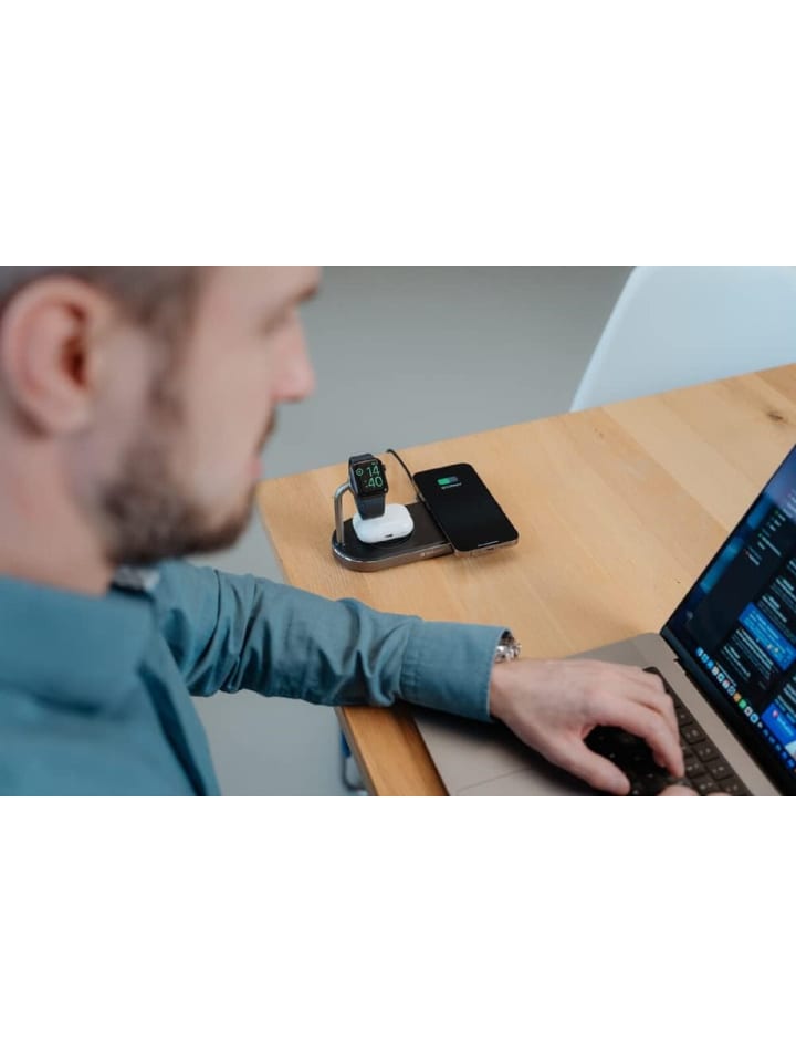 COFI 1453 Verbatim Wireless Ladegerät 3-in-1 – Schnelles Aufladen in Schwarz günstig kaufen 100