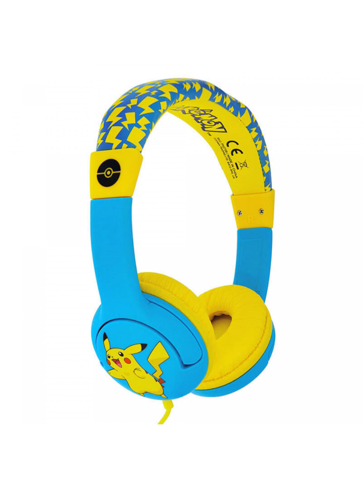 COFI 1453 Kabelgebundene Kopfhörer für Kinder OTL Pokemon Pikachu in Blau-Gelb günstig kaufen onesize