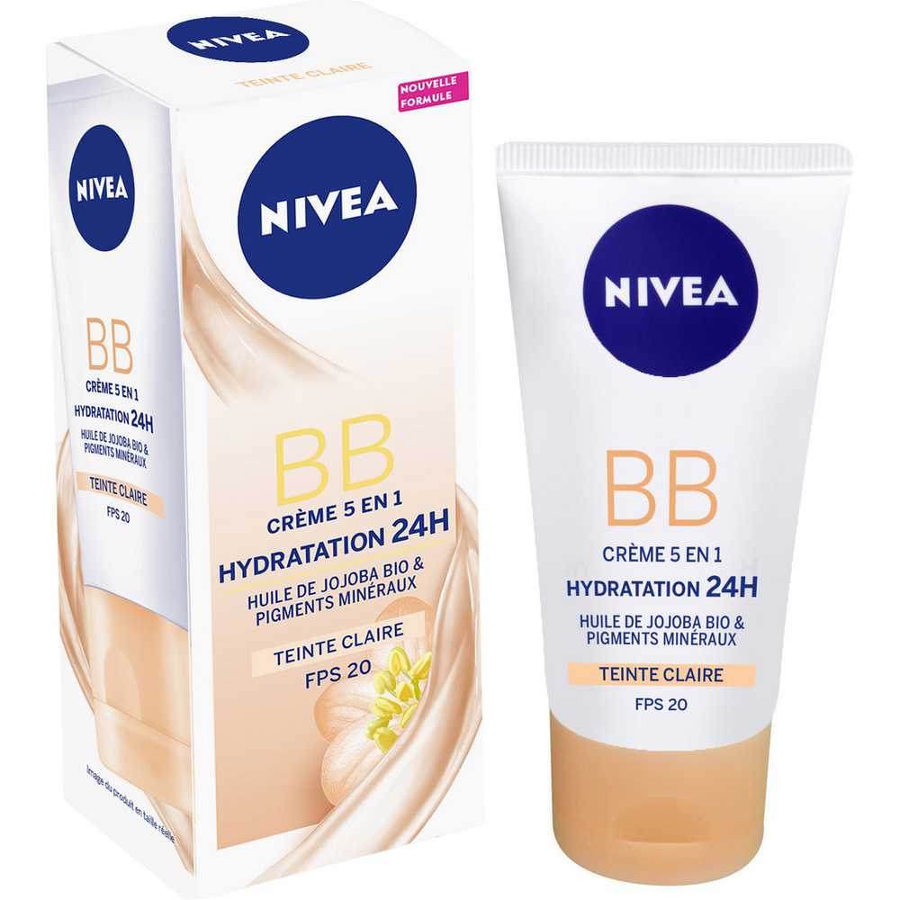 nivea ESSENTIALS - BB crème Teinte Claire BB crème visage éclat - FPS 15