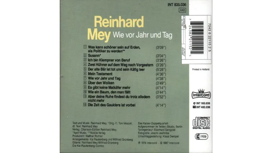 Wie Vor Jahr Und Tag