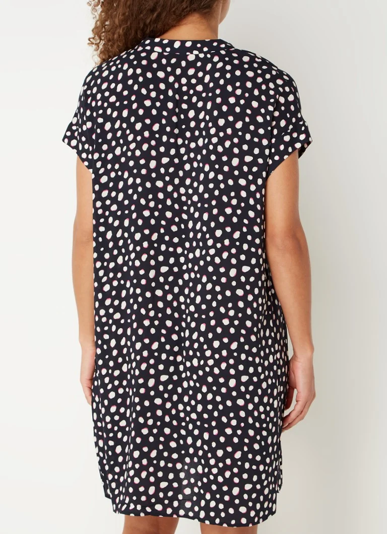 Vestido túnica corto OPUS Wularo Dot con estampado de lunares