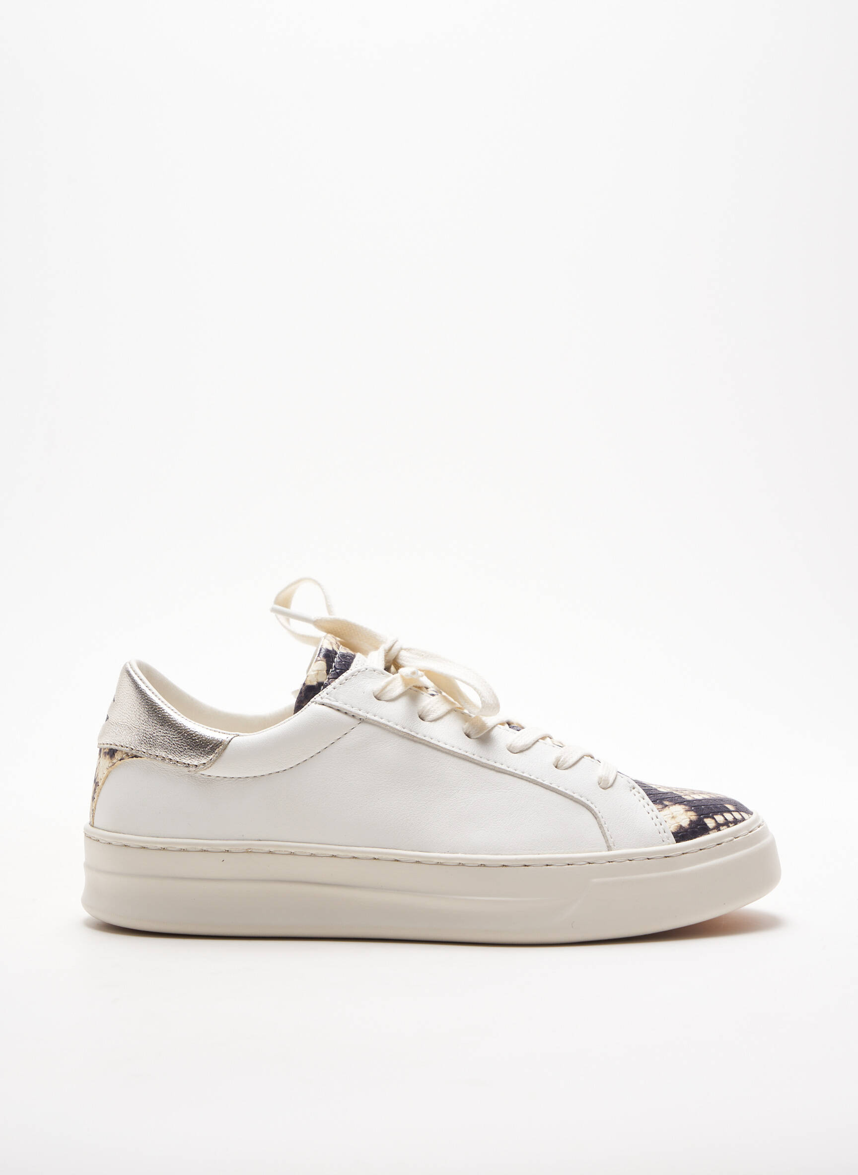 Crime London Baskets Femme couleur beige