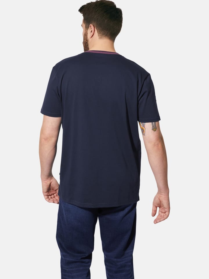 Charles Colby Doppelpack T-Shirt EARL EDELEY in lila dunkelblau günstig kaufen