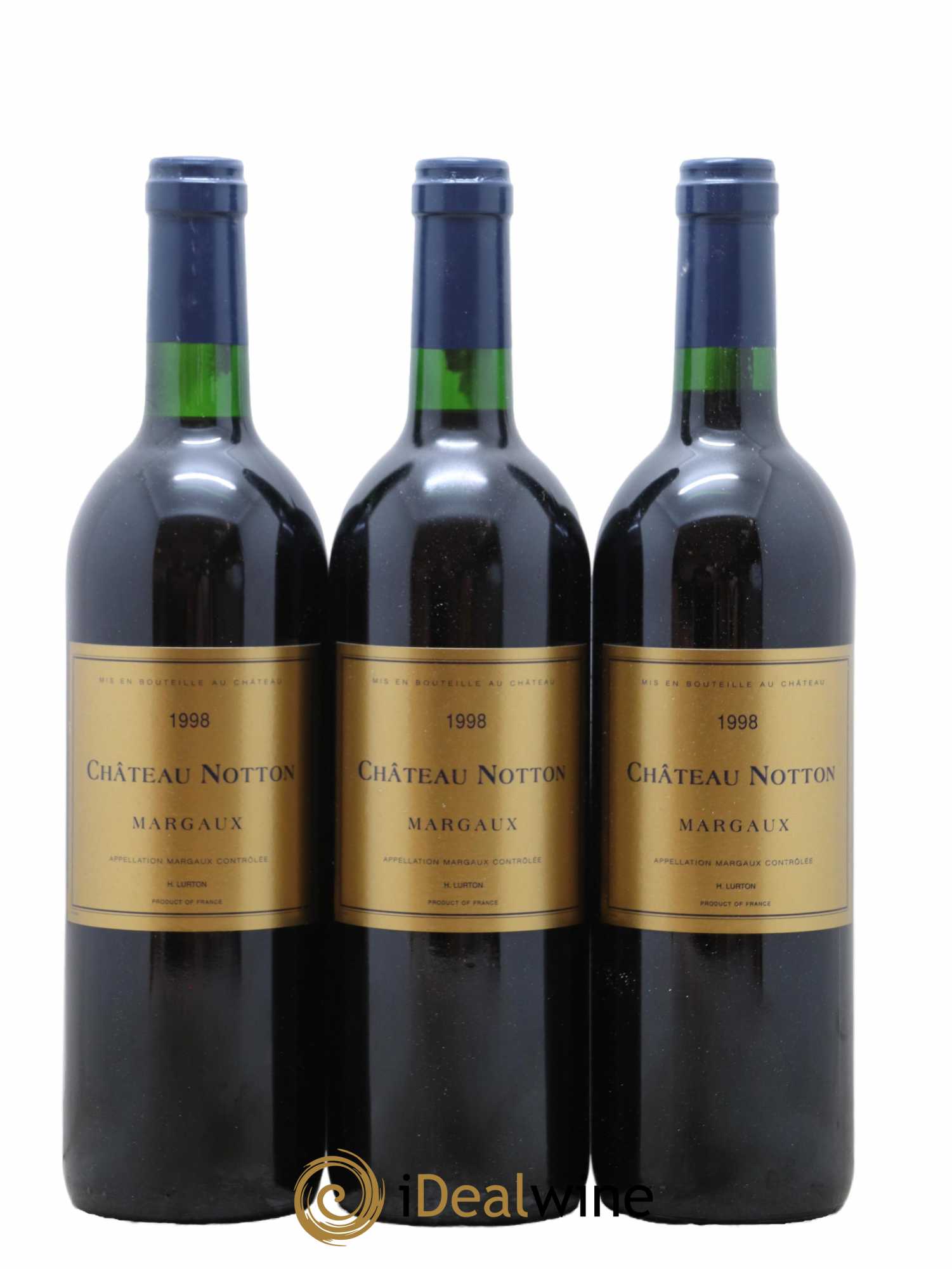Château Notton  1998 - Lot de 6 Bouteilles