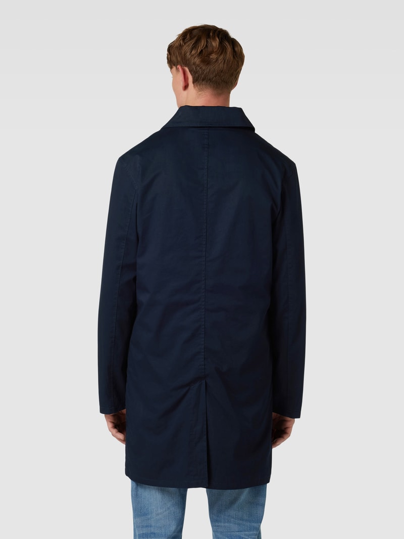 Mantel mit Umlegekragen Modell 'WALKING' in marineblau