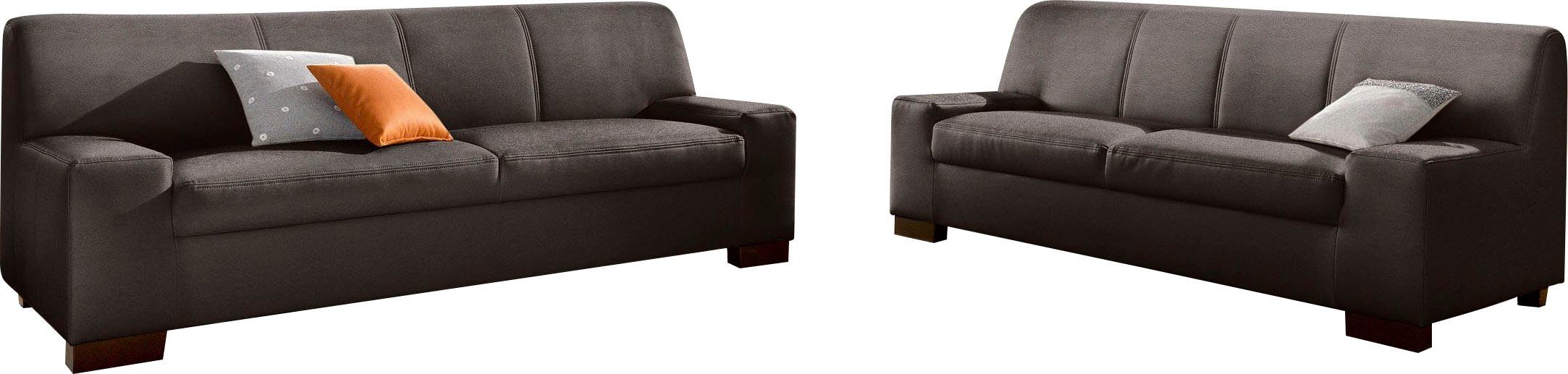 DOMO collection Polstergarnitur Norma Top, (Set, 2-tlg), bestehend aus einem 2-Sitzer und einem 3-Sitzer