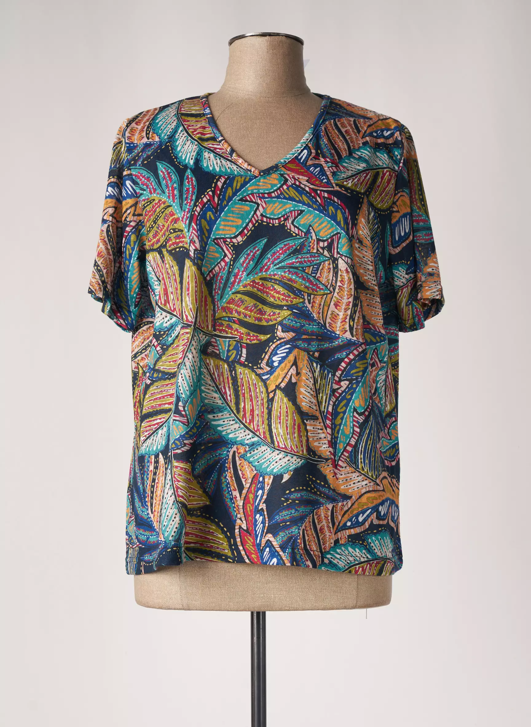 Griffon Tshirts Femme couleur bleu