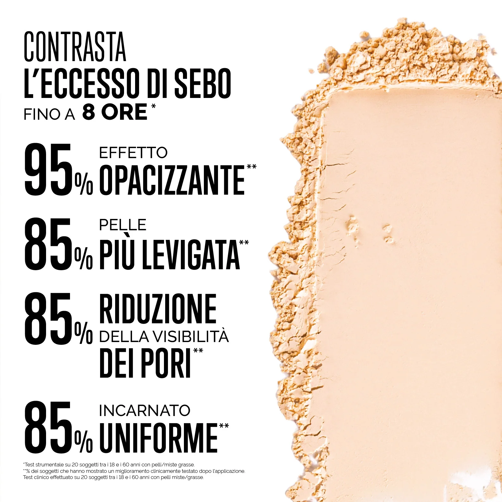 Polvos compactos para el rostro VELVET LOCK