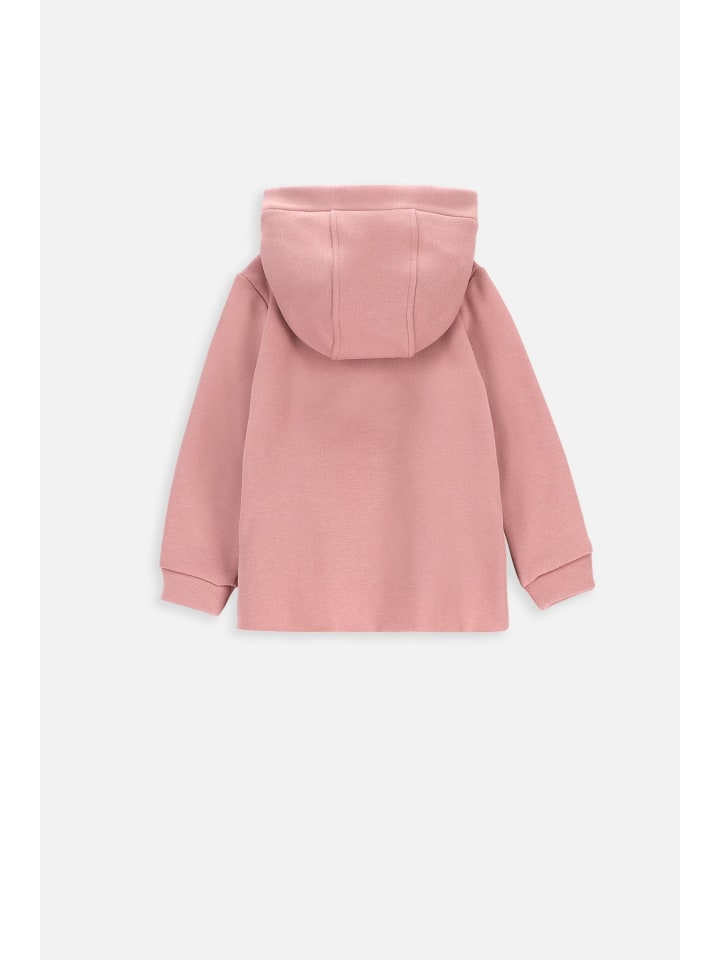 Coccodrillo Sweatshirt mit Reißverschluss in rosa günstig kaufen