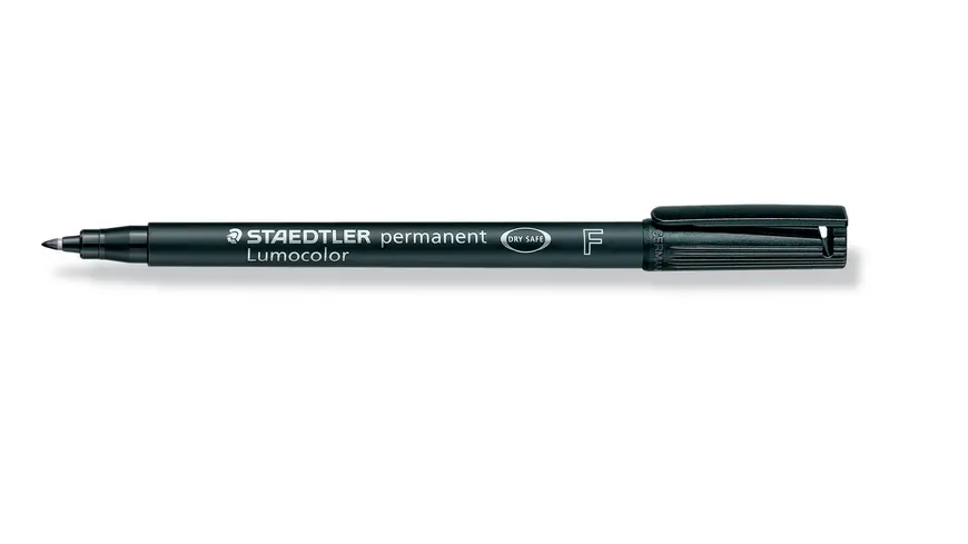 STAEDTLER Universalstift LUMOCOLOR  fein wasserfest schwarz