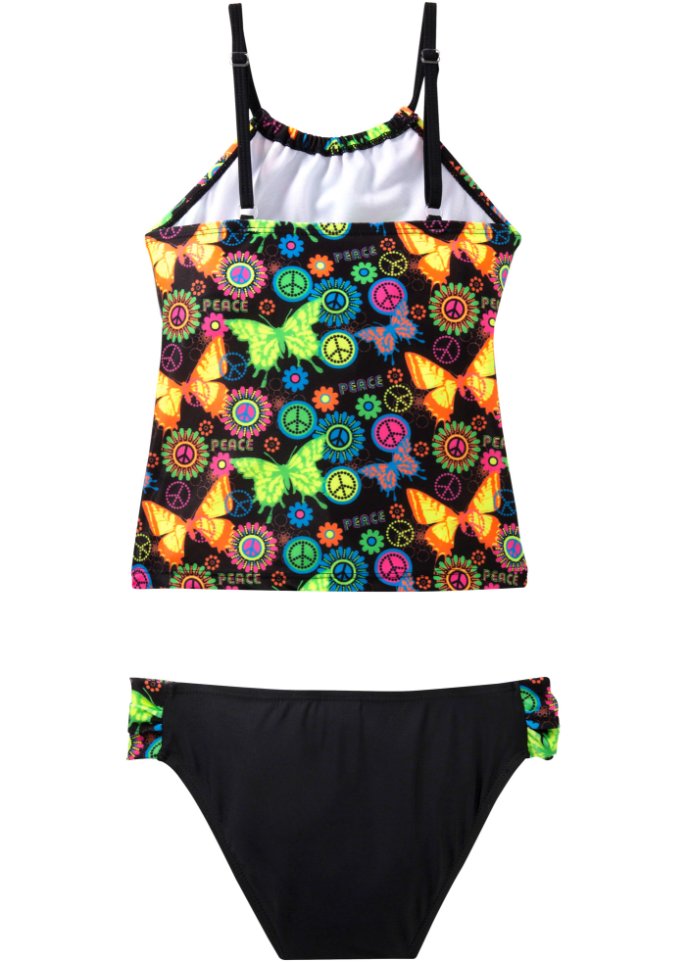 Mädchen Tankini aus recyceltem Polyamid (2-tlg. Set)