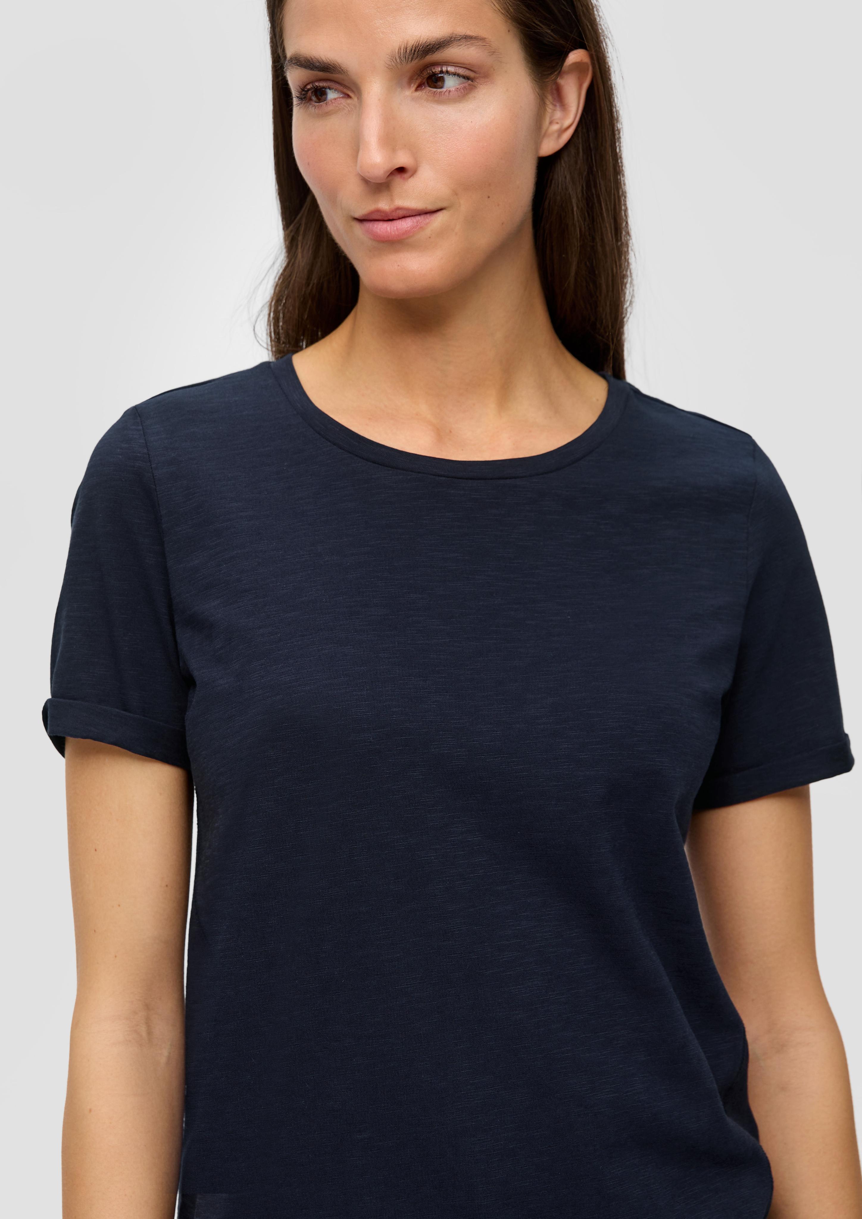 T-Shirt mit Umschlag am Ärmel  2144451-5959