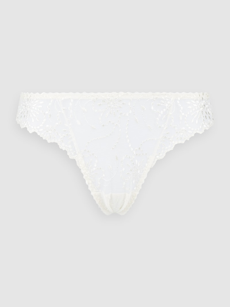 String aus floraler Spitze Modell 'Jane' in offwhite