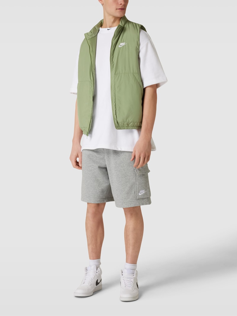 Weste mit Label-Stitching Modell 'CLUB' in hellgrün