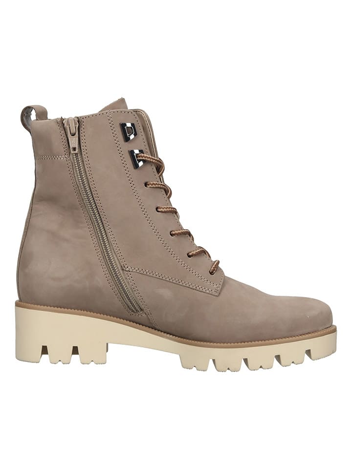Gabor Comfort Leder-Boots in Hellbraun günstig kaufen