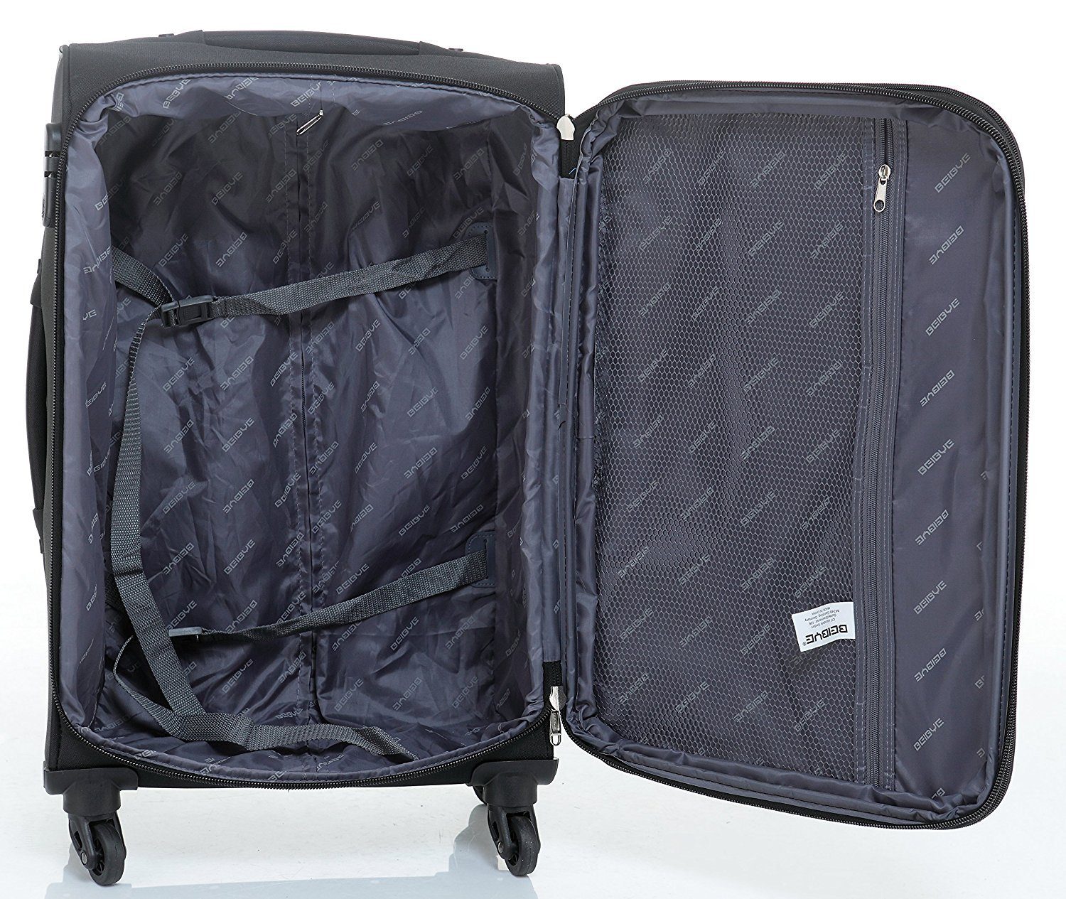 Beibye Weichgepäck-Trolley 4 Rollen, 74 cm, 115 Liter, 4,2 kg, Dehnfalte, div. Farben