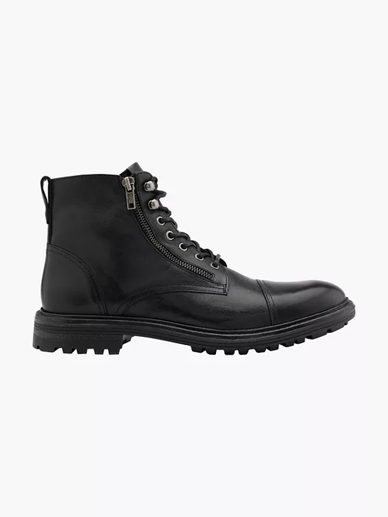 AM SHOE Leder Schnürboots