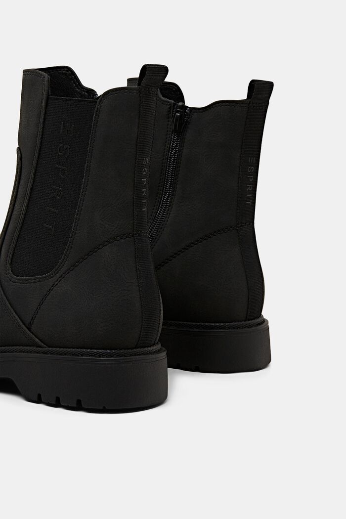 Stiefel in Leder-Optik