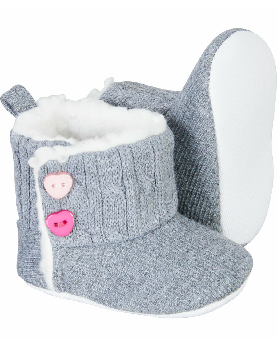 Babyschuhe mit Kunstfell