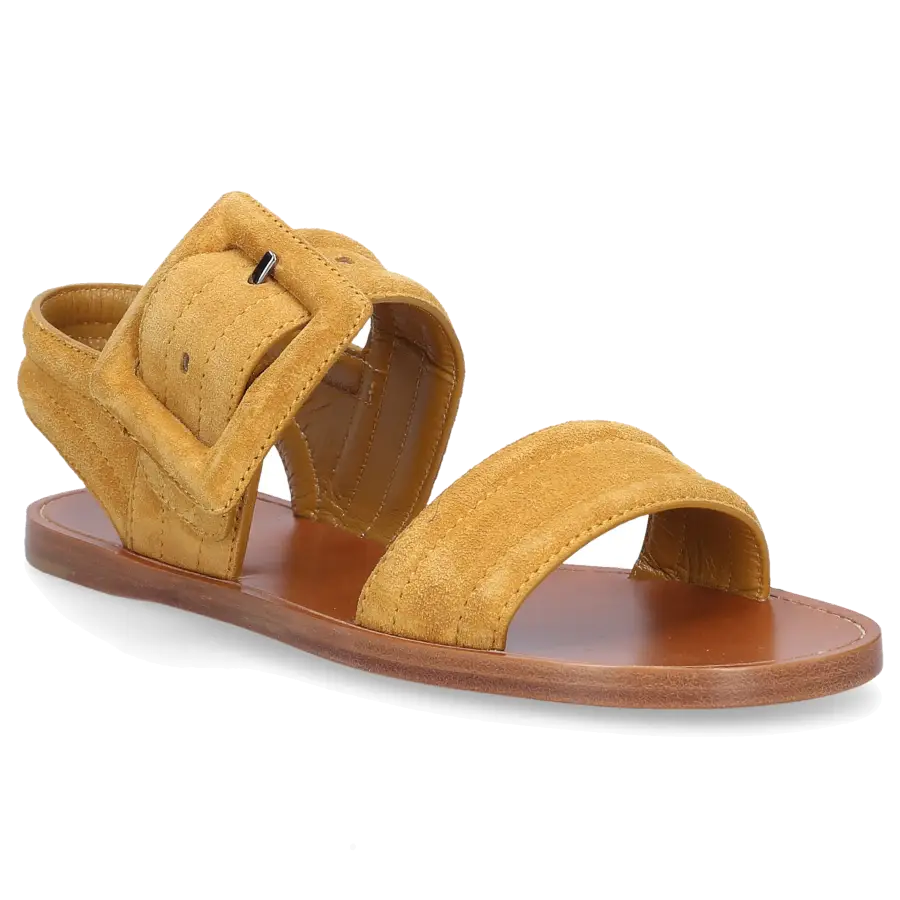 Miu Miu - Sandalen Veloursleder - beige