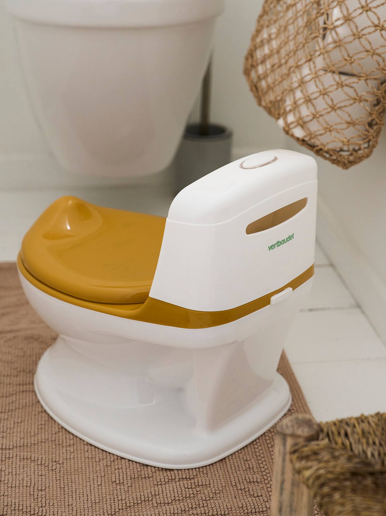 Vertbaudet Baby Töpfchen TIGER - senfgelb