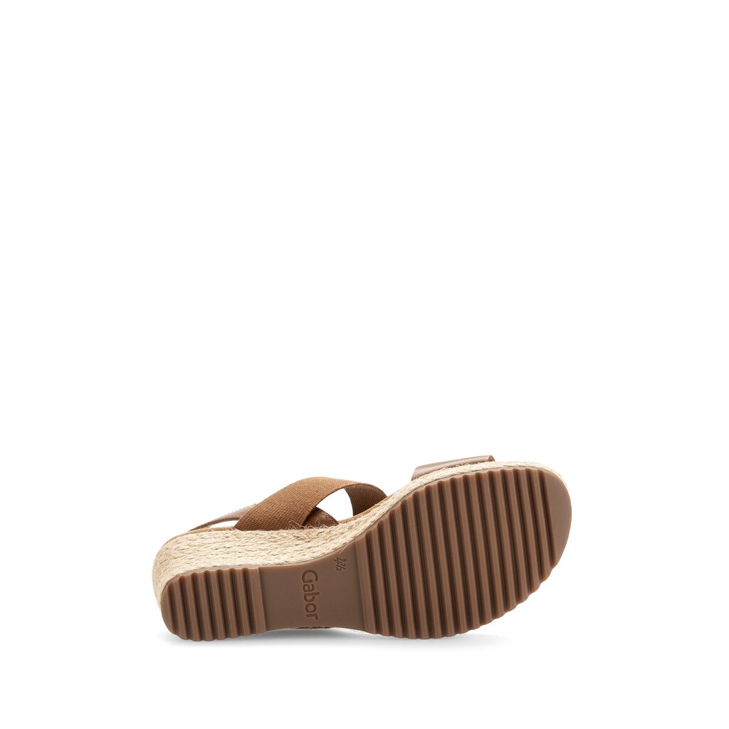 Gabor comfort Keilsandalette braun