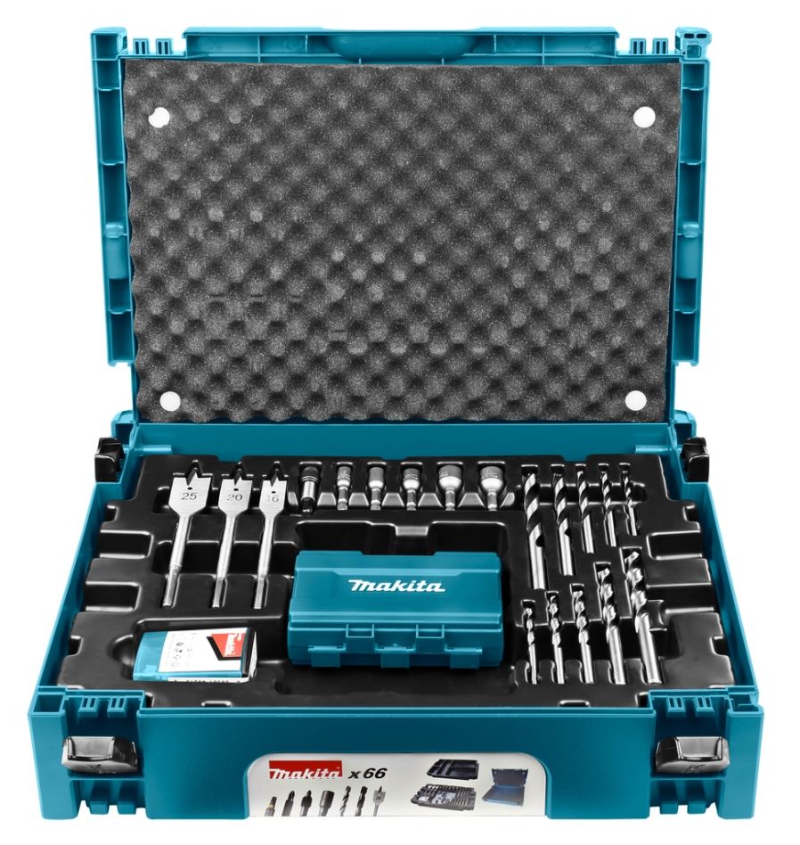 Set de accesorii Makita B-43044 cu 66 de piese în cutie M