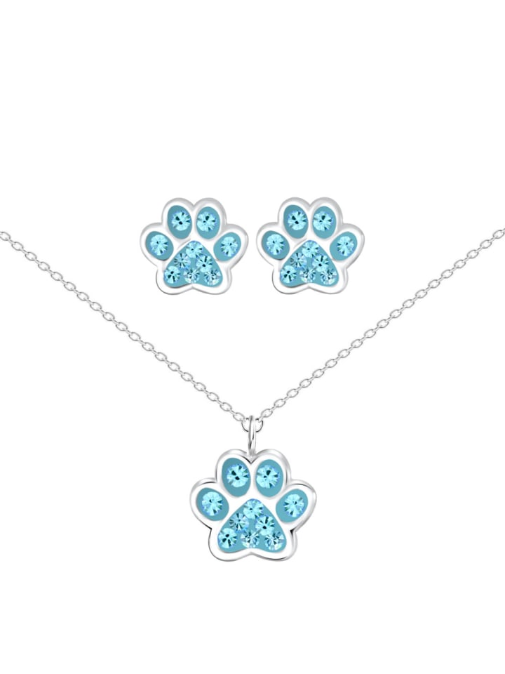 Alexander York Kinderschmuck-Set PFOTE in 925 Sterling Silber, 4-tlg.  günstig kaufen onesize