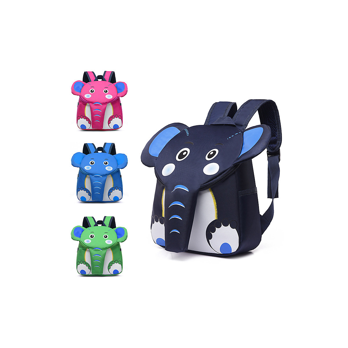 Cartoon-Schultasche für Kinder Cartoon-niedlicher Elefanten-Kinderrucksack